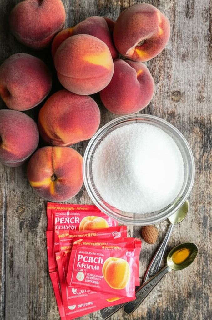 Aunt Patsi's Easy Peach Jam