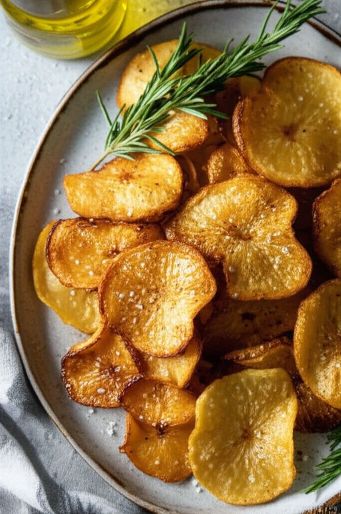 Baked Taro Chips