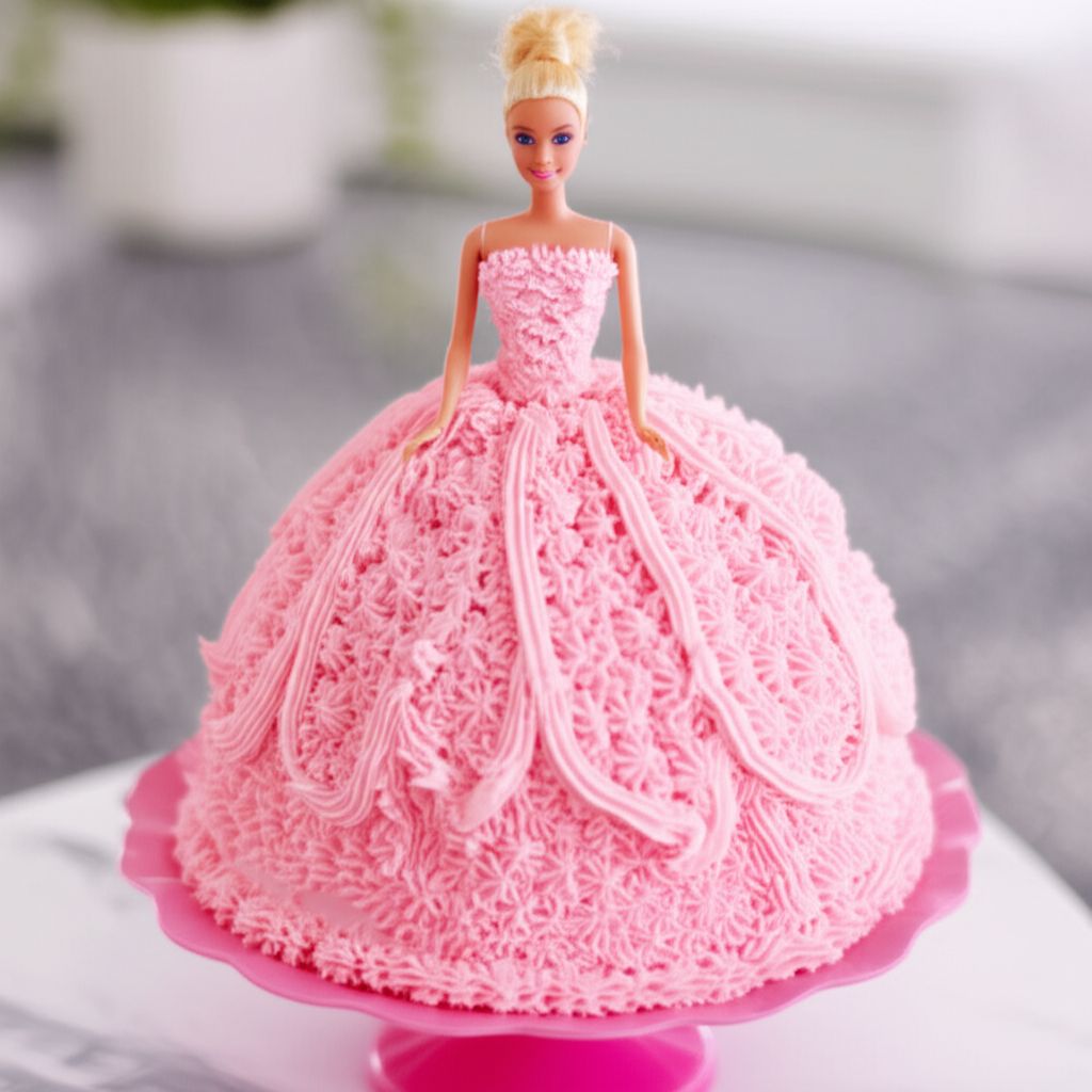 Barbie Doll Cake