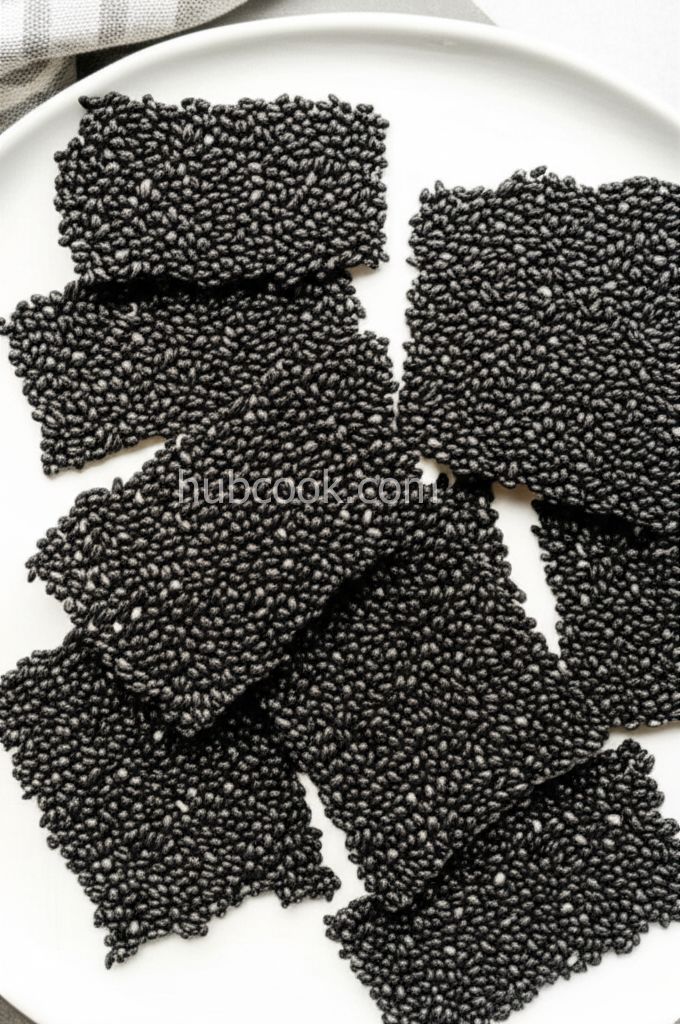 Black Magic Sesame Crisps