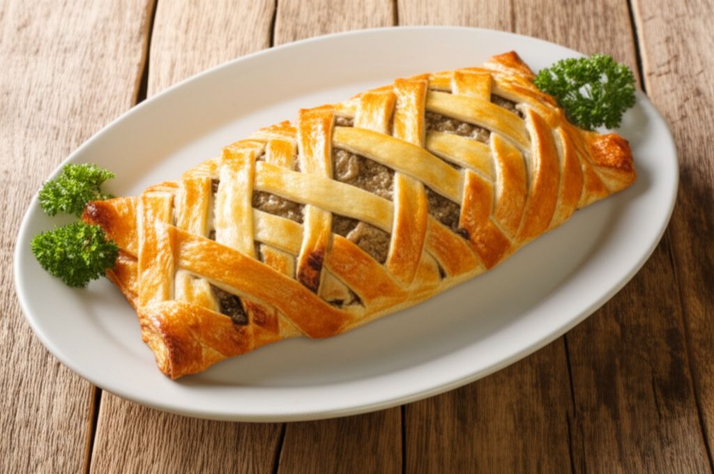 Chicken Mushroom Strudel