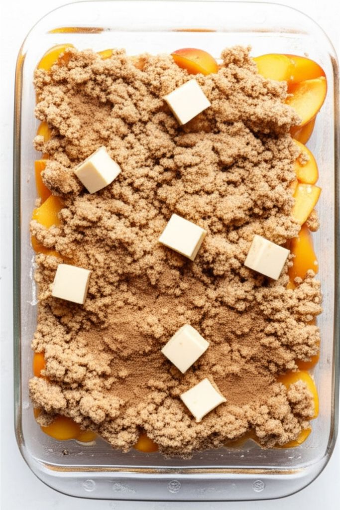 Cookie-Crusted Peach Cobbler