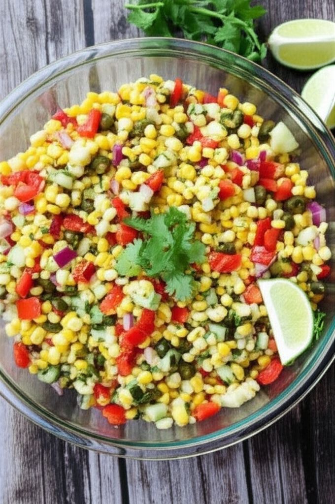 Easy Corn Salad — Great Side for BBQs