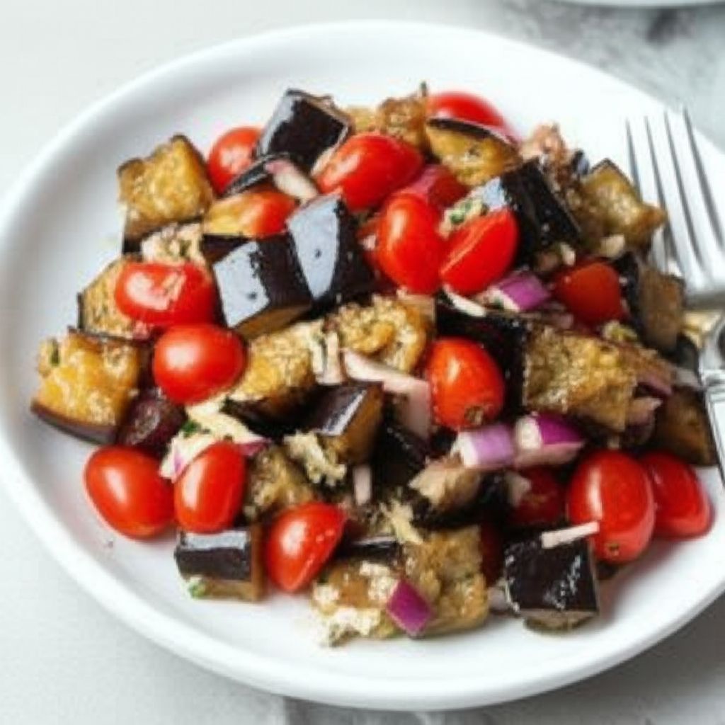 Eggplant Tomato Salad