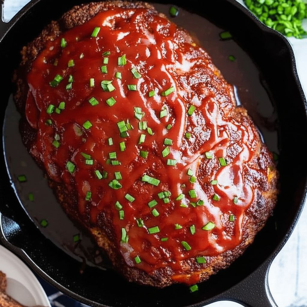 Ethan's Hungry Man's Cast Iron Meatloaf
