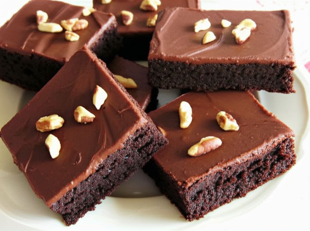 Frosted Zucchini Brownies