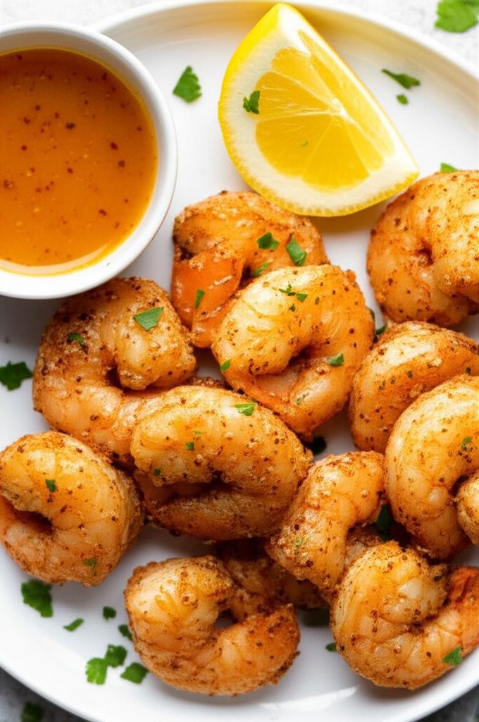 Frozen Shrimp in the Air Fryer