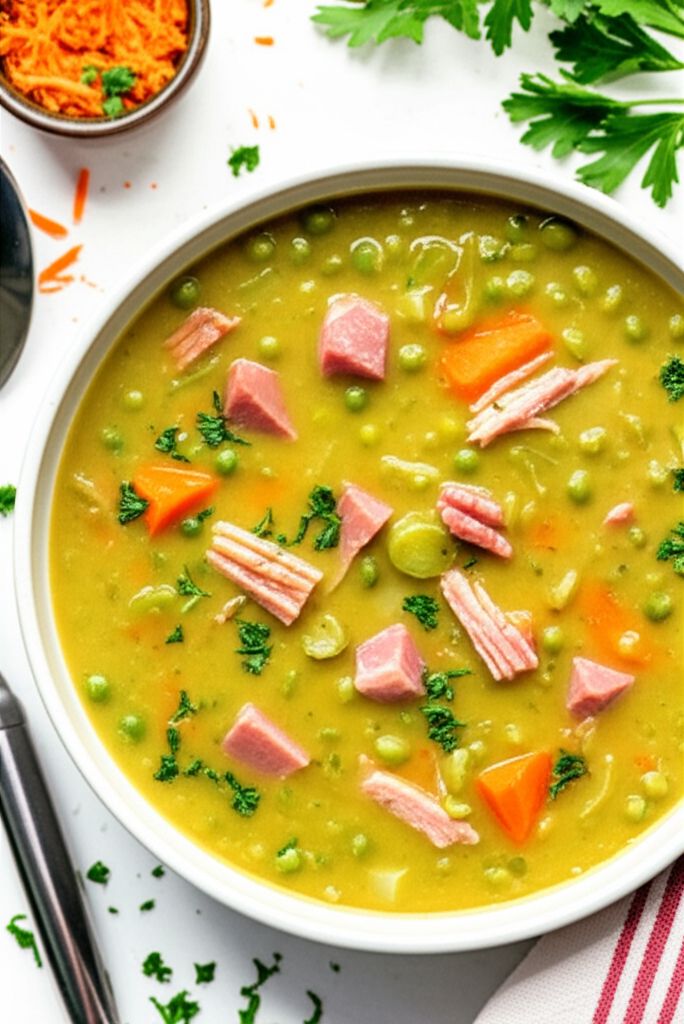 Ham Bone and Green Split Pea Soup