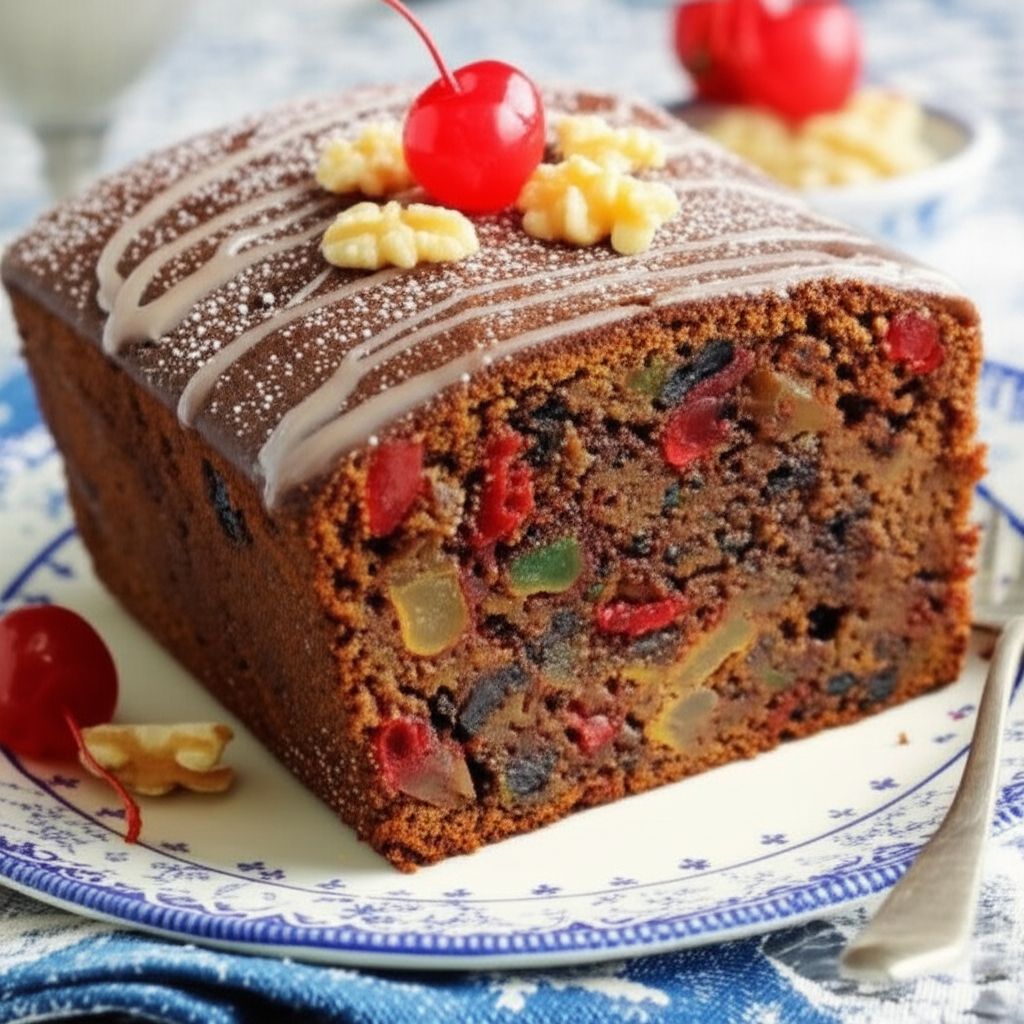 Holiday Bourbon Fruitcake