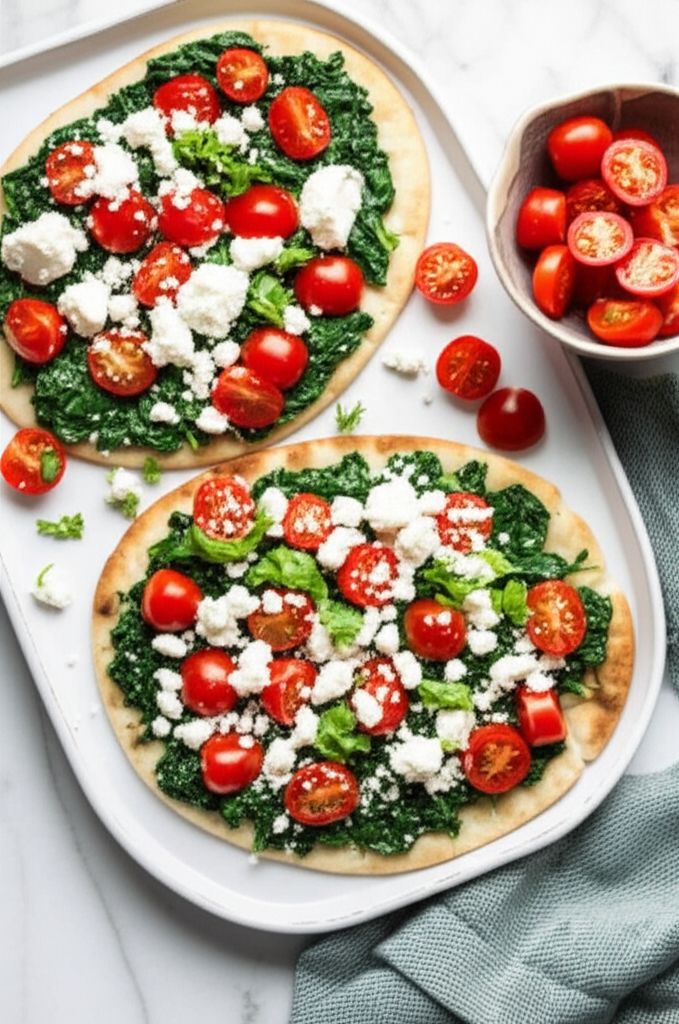 Individual Greek Pita Pizzas