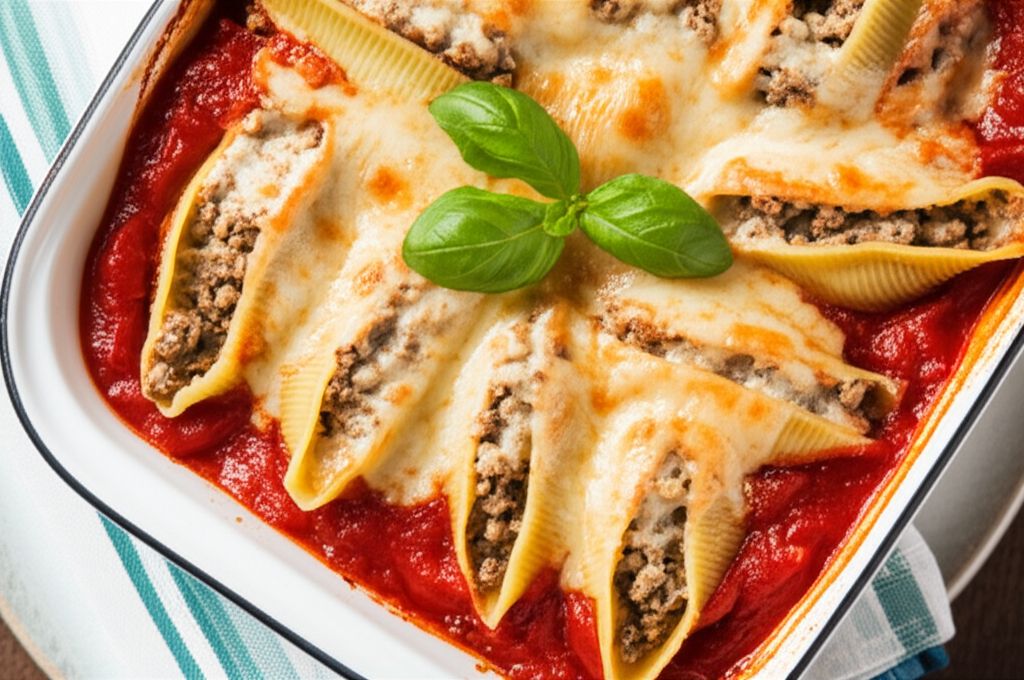 Italian Sausage Stuffed Shells