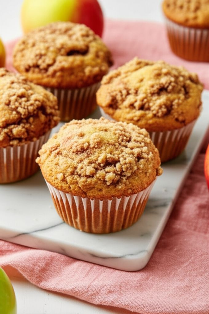 Jumbo Apple-Walnut Muffins