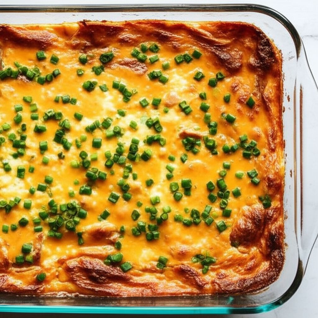 Nana's Green Chile Make-Ahead Breakfast Casserole