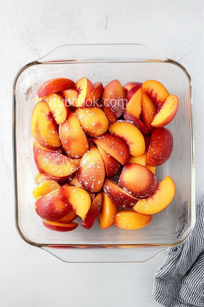 Peach Crisp with Granola