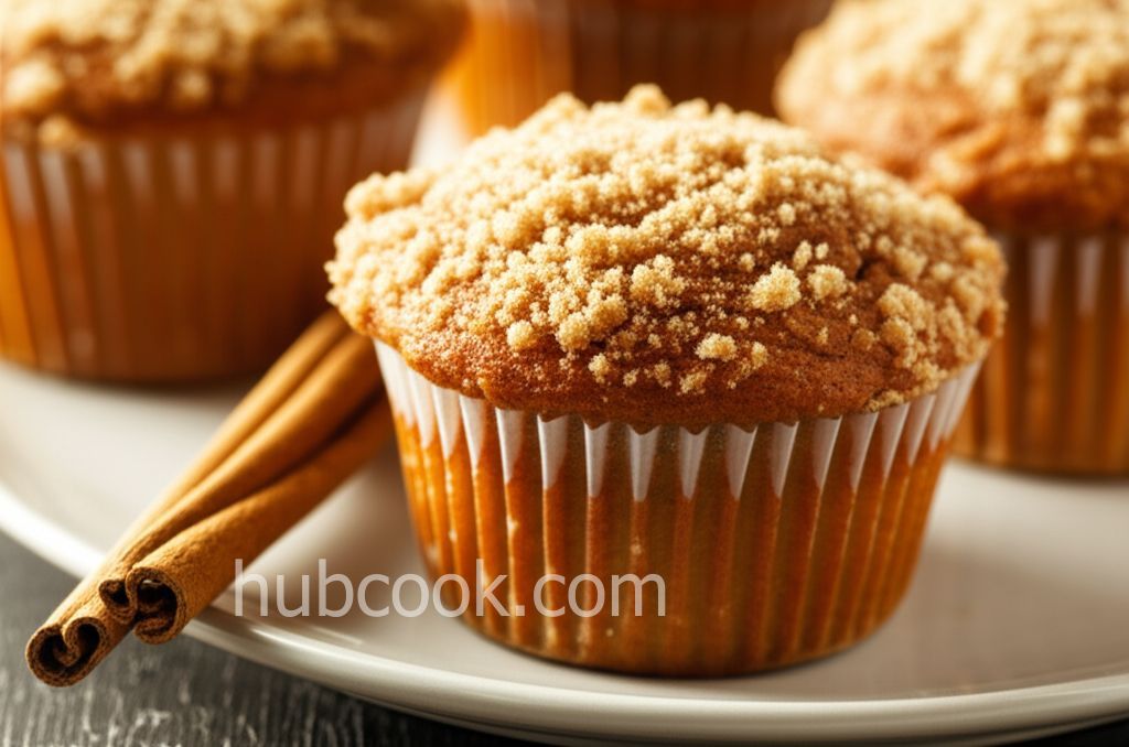 Pumpkin Muffins with Streusel Topping