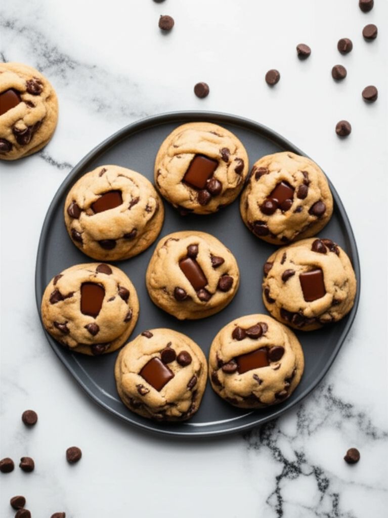 Salted Caramel Chocolate Chip Cookies