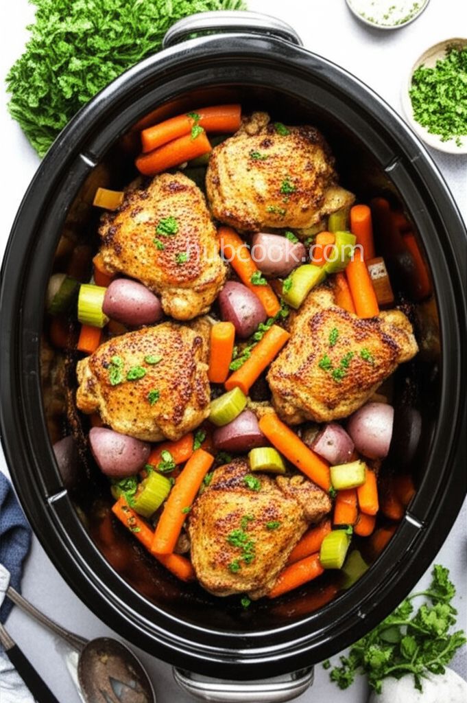 Slow Cooker Chicken and Vegetables