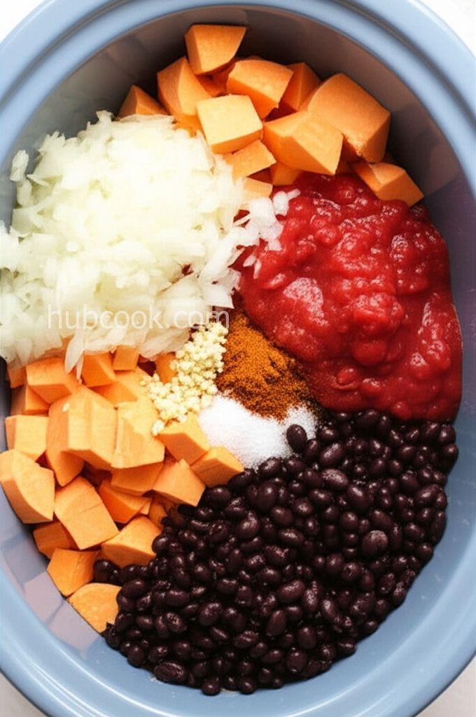 Slow Cooker Sweet Potato Chili