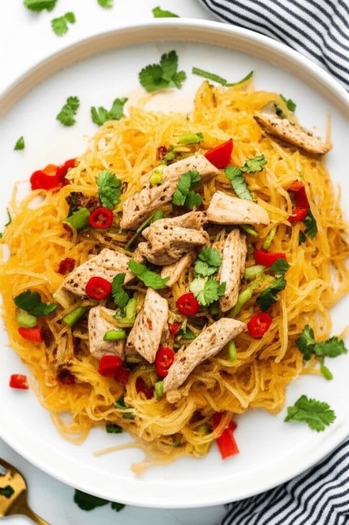Spaghetti Squash Pad Thai