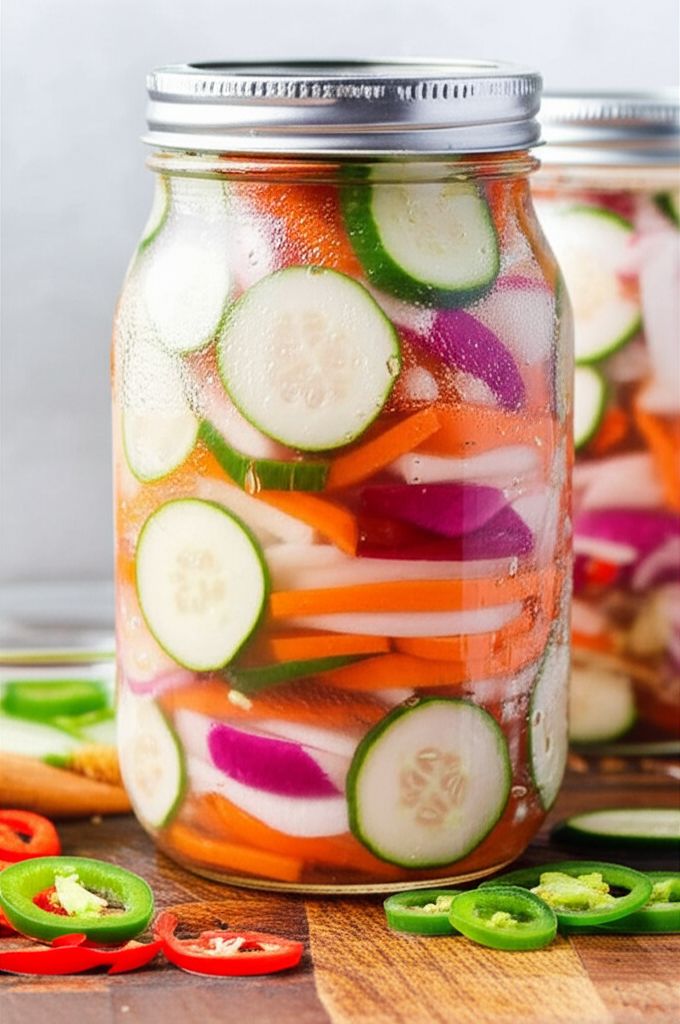 Spicy Vietnamese Quick-Pickled Vegetables