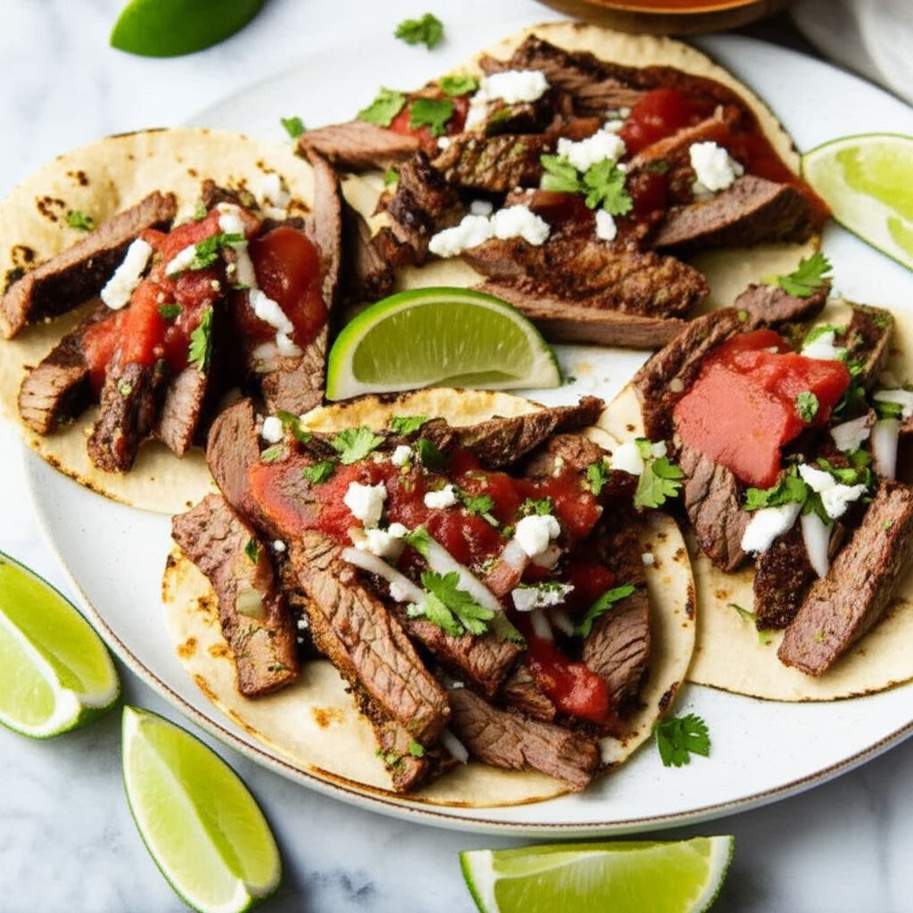 Taqueria-Style Tacos - Carne Asada