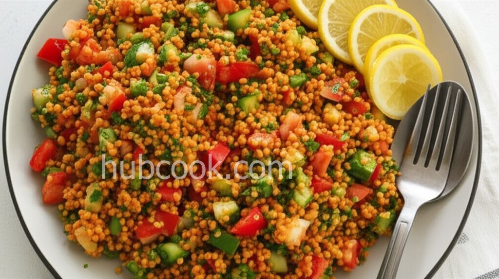 Veggie Bulgur Salad (Kisir)