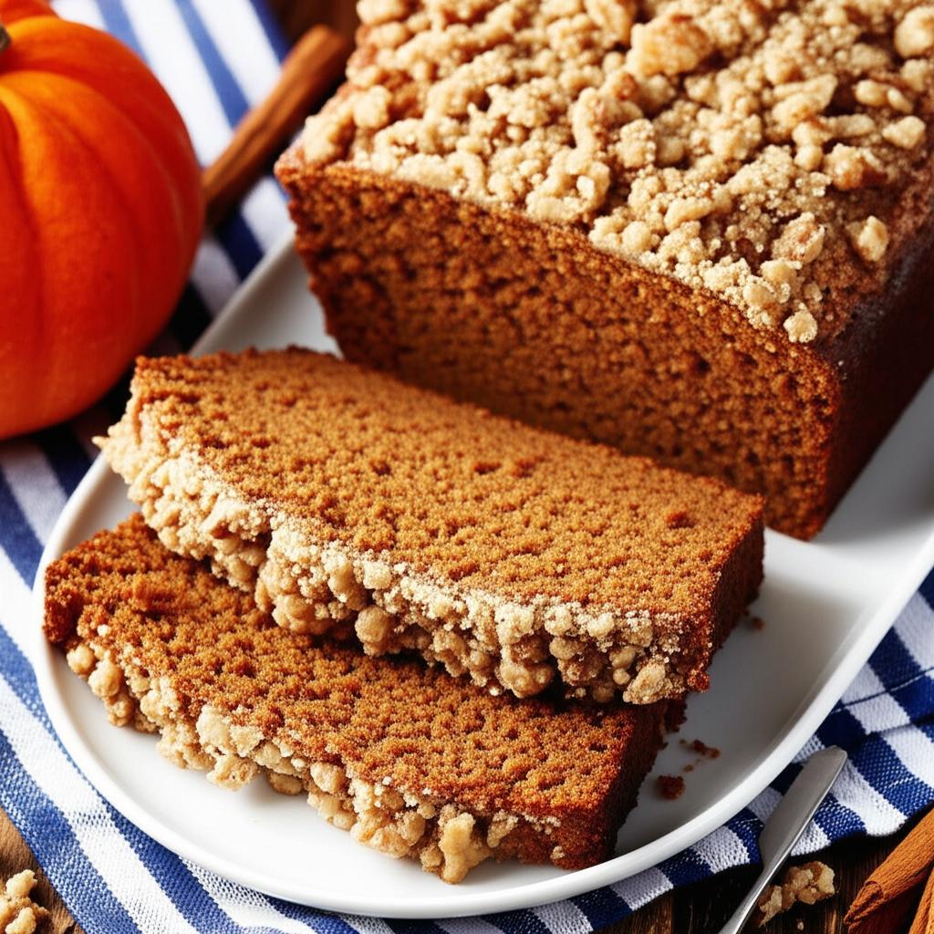 Walnut Streusel Pumpkin Bread
