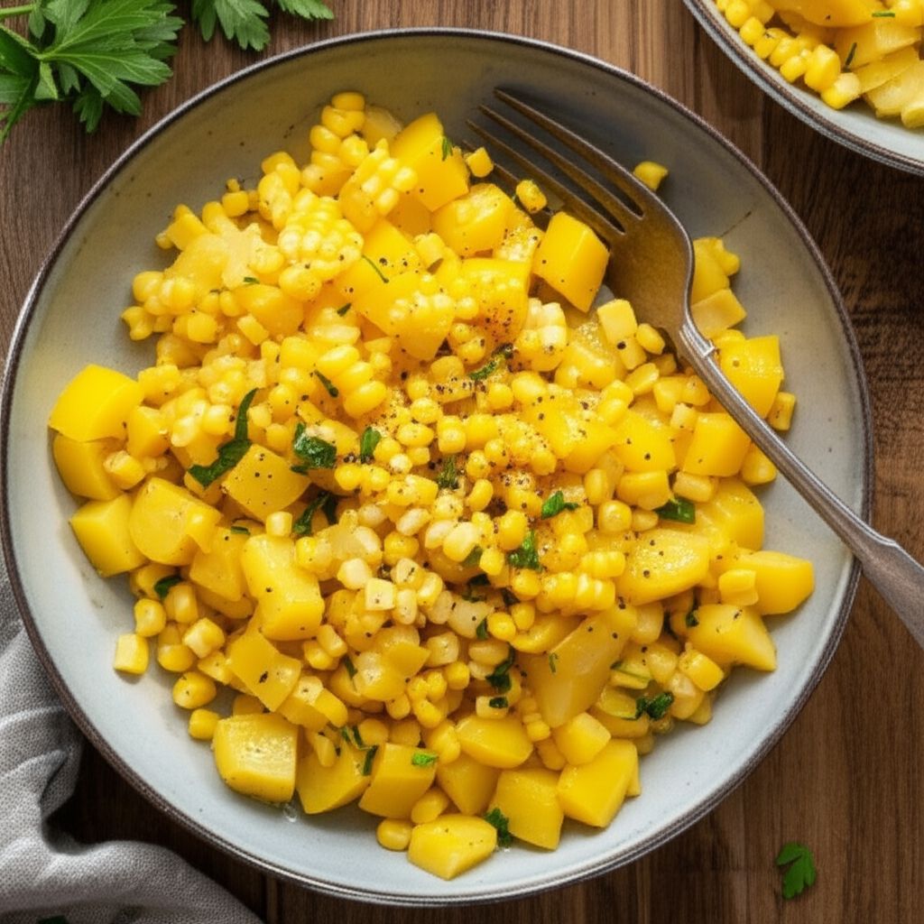 Yellow Squash and Corn Sauté