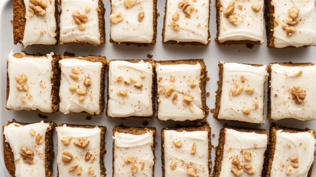 Zucchini Bars with Spice Frosting